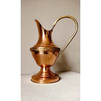 Медный кувшин новый на 1,5 литра Франция Клеймо