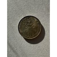 Германия (Веймарская республика). 3 рейхсмарки 1929. Мейсен. Серебро 0.500. Штемпельный блеск