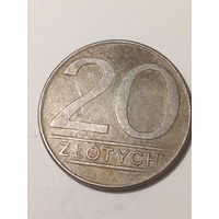 20 злотых Польша 1987 год.