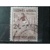 Юго-западная Африка, колония Англии, 1954. Наскальный рисунок