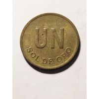 Перу 1 соль де Оро 1976