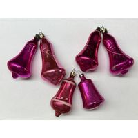 Елочная игрушка колокольчик СССР К.2 цена за все