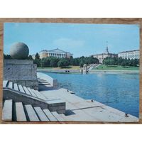 Минск. Набережная реки Свислочь. 1983 г. Подписана.