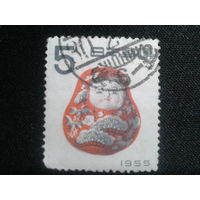 Япония, 1954. Новый год, кукла Дарума