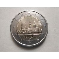 2 ЕВРО, ЛАТВИЯ (Рига – Культурная столица Европы) тираж 1 000 000