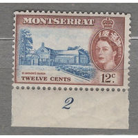Монтсеррат 1953 ** 12 центов, Церковь Св.Антонио