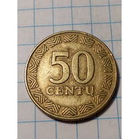 50 центов Литва 1997 год