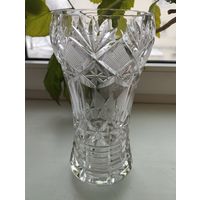 Ваза Москва Олимпиада (высота 20.5 см), хрусталь. СССР