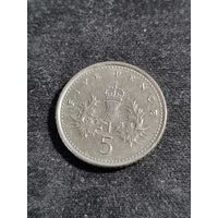 Великобритания 5 пенсов 2001