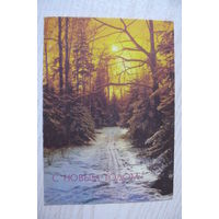 Костенко П., С Новым годом! 1990, 1991, чистая.