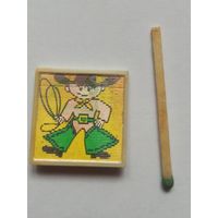 Знак, значок стерео, переливашка из СССР, дикий запад