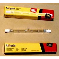 Лампа галогенная линейная Navigator J117mm 300W R7s 230V