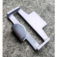 Зацеп позднего/тропического поясного ремня под пряжку ГМУ. Сталь. Вермахт.