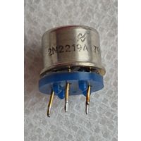Транзистор 2N2219A National Semiconductor, NPN 75В 0.6А 0.8W 300MHz TO-39