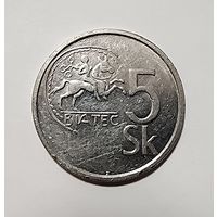 Словакия 5 крон, 1993
