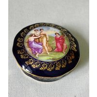 Шкатулка Фарфор ''Суд Париса'' Германия, клеймо