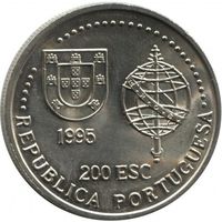 Португалия 200 эскудо, 1995 Золотой век открытий - Австралия UNC