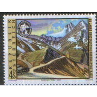 Полная серия из 1 марки 1985г. Австрия "50 лет горной дороге Гросглоккнер" MNH