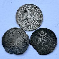 Монеты СЕРЕБРО ВКЛ 3 шт Полторак и полугроши