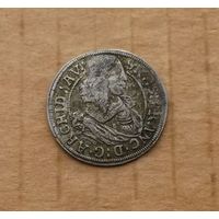 Тироль, 3 крейцера 1663 г., Сигизмунд Франц Габсбург (1662-1665), серебро