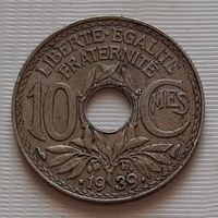 10 сантимов 1939 г. Франция