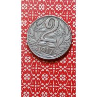 Австрия 2 геллера 1917