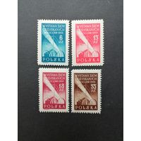 Польша 1948 Полная серия марок "Выставка во Вроцлаве (Breslau), посвященная возвращению территорий" (чистые**) Mi.493-496 каталог 5.50 евро