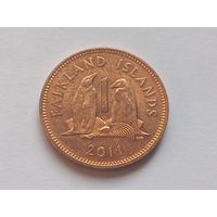 Фолклендские острова 1 пенни 2011 г.