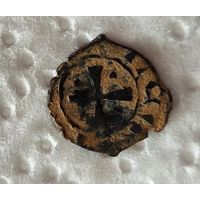 Крестоносцы 1 денье 1381-1398 Кипр