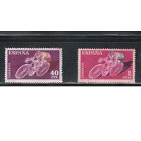 Испания-1960(Мих.1202-1207)  **/*  ,   Спорт,  Велосипед, Велоспорт