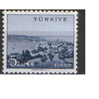 Марка из серии 1960г. Турция "Города и провинции. Синоп" MNH