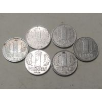 Пфеннинги ГДР. 6 шт.