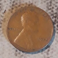 1 цент 1941 США  МД Филадельфия