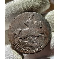 2 копейки 1758 года без МЦ.Кладовая.Состояние!