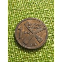 Катанга 1 франк 1961 г