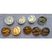 Значки. Животные. Птицы.