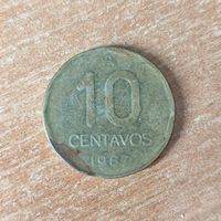 10 Центаво 1987 г. Аргентина