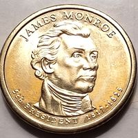 1 доллар США 2008 г. 5-й Президент Джеймс Монро