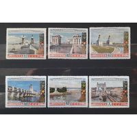 СССР 1953г. Серия из 6 марок Волго-Донской канал. **/*