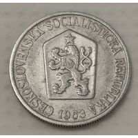 Чехословакия 25 геллеров, 1963 (2-6-85)