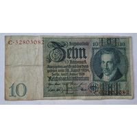 1924 год Германия 10 марок