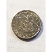 Португалия 2,5 эскудо 1964