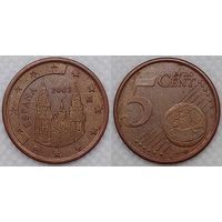 5 евроцентов 2003 г Испания