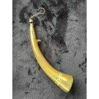 Ёлочная игрушка рог ГДР