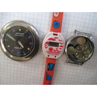 Часы кварцевые 3 шт. с рубля!