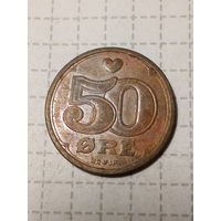 50 эре  Дания 1989 год
