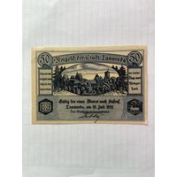 50 пфенигов (нотгельды) Германия г.Таннрода -1402