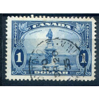 Британские колонии - Канада - 1935г. - памятник, 1 $ - 1 марка - гашёная [Mi 194]. #3-WB-82-A-2