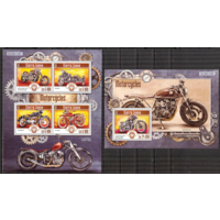 2015 Сьерра-Леоне    Мотоциклы BL+KB   MNH