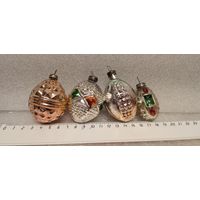 Ёлочные игрушки из рельефного стекла. 22-25